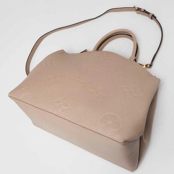 Louis Vuitton Turtledove Monogram Empreinte Leather Grand Palais MM Bag - Picture 3 of 9